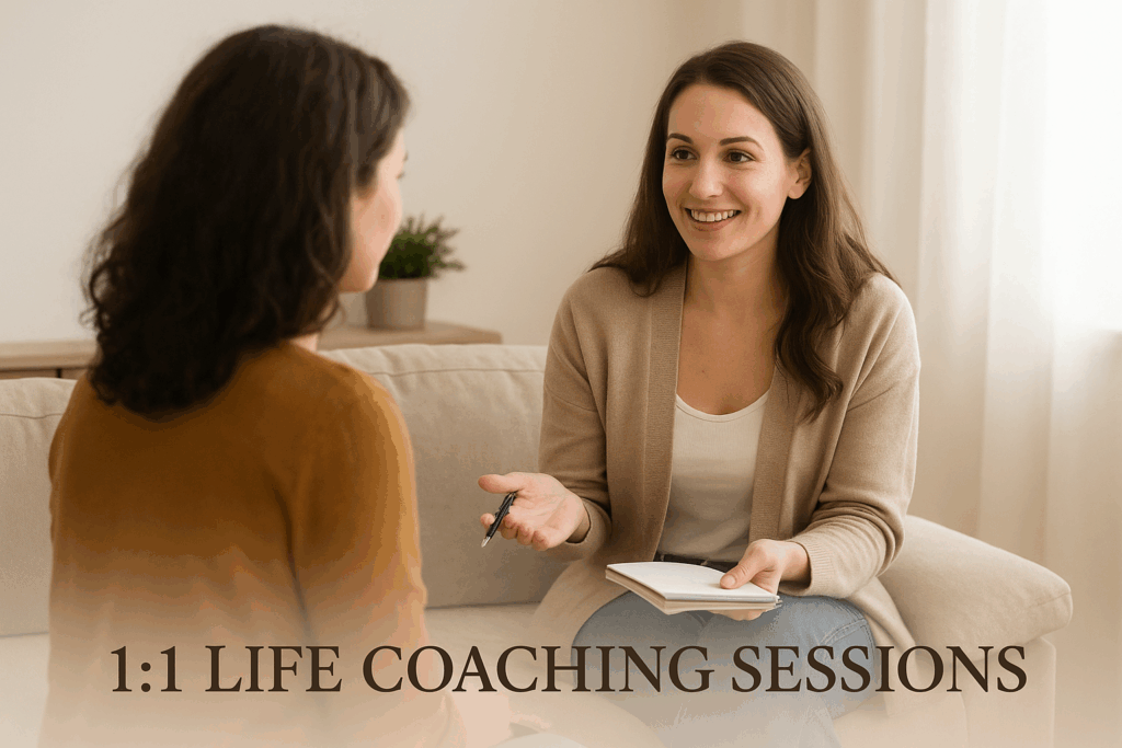 1:1 Life Coaching Sessions